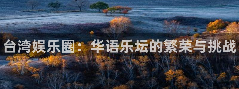 摩根娱乐：台湾娱乐圈：华语乐坛的繁荣与挑战